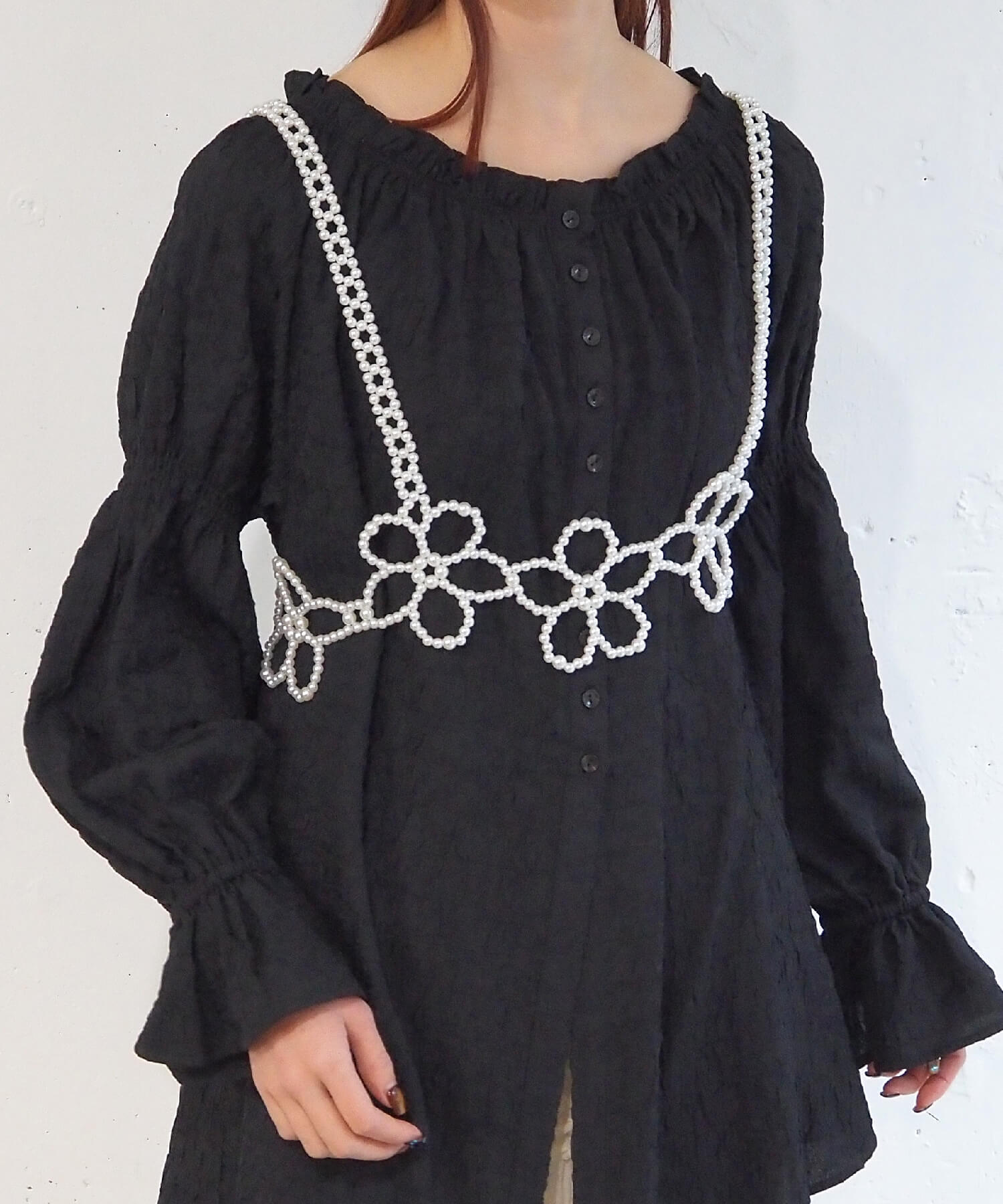 tiptop+pocket ティップトッププラスポケット / ビーズフラワービスチェ