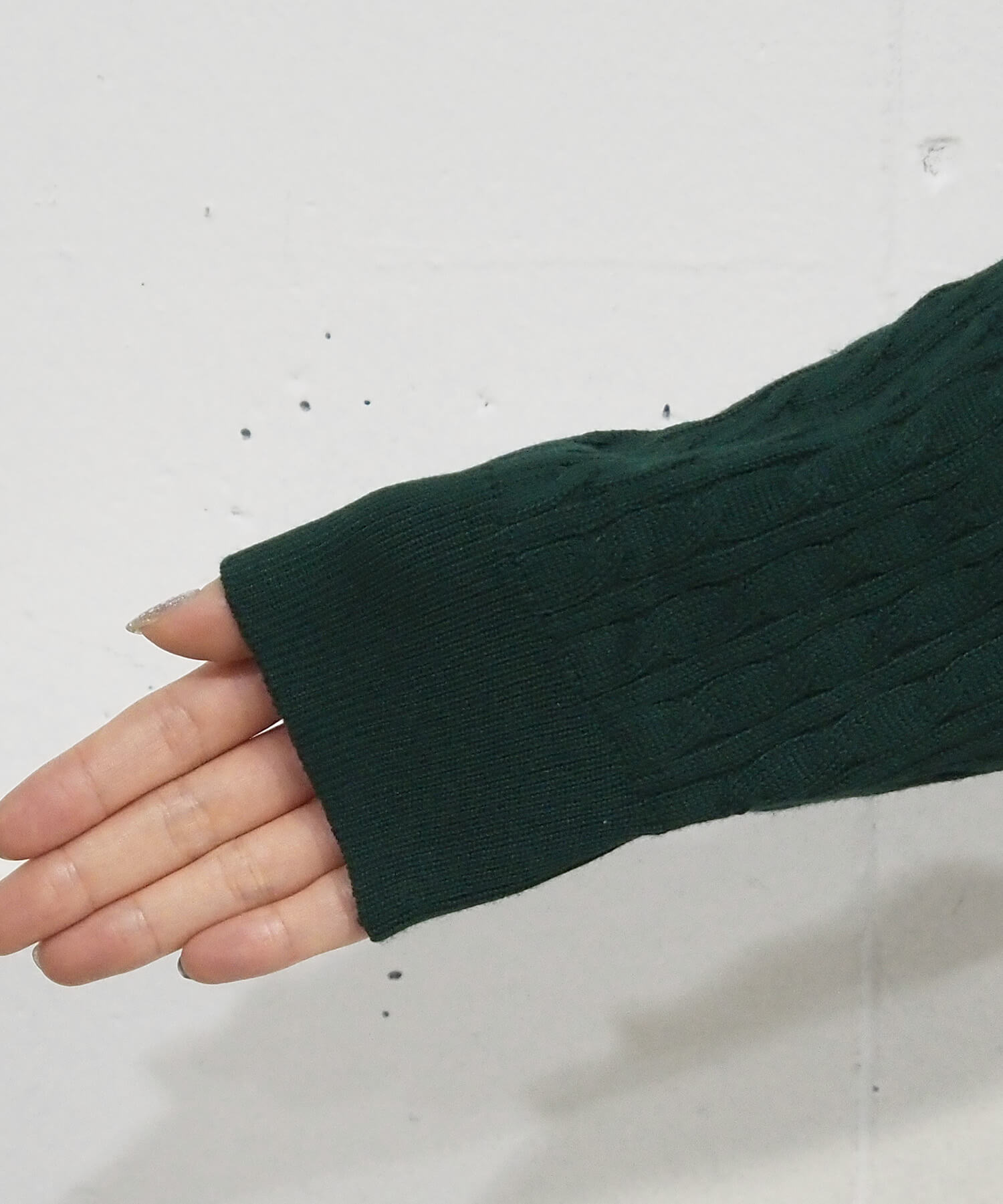 tiptop+pocket ティップトッププラスポケット / ケーブル金釦カーディガン