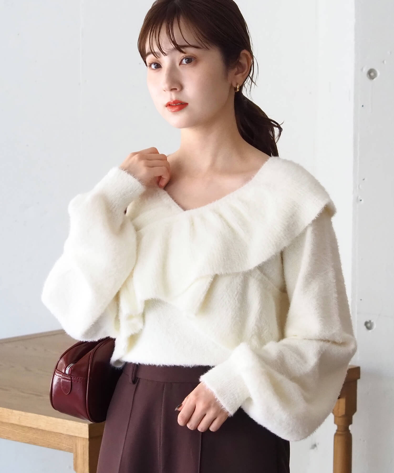 tiptop+pocket ティップトッププラスポケット / フェザーフリルクロス